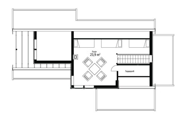 Двухэтажный дом НДР-134