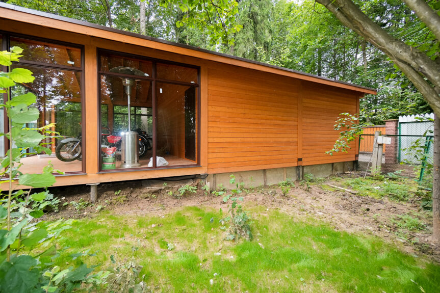 Деревянный навес Эрмитаж